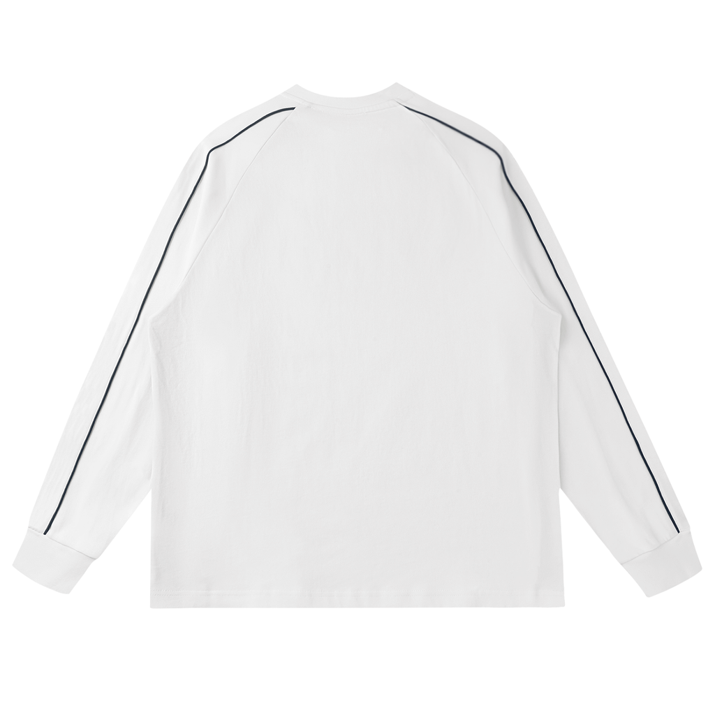 Contrast Panel Raglan Sweatshirt ODMPOD