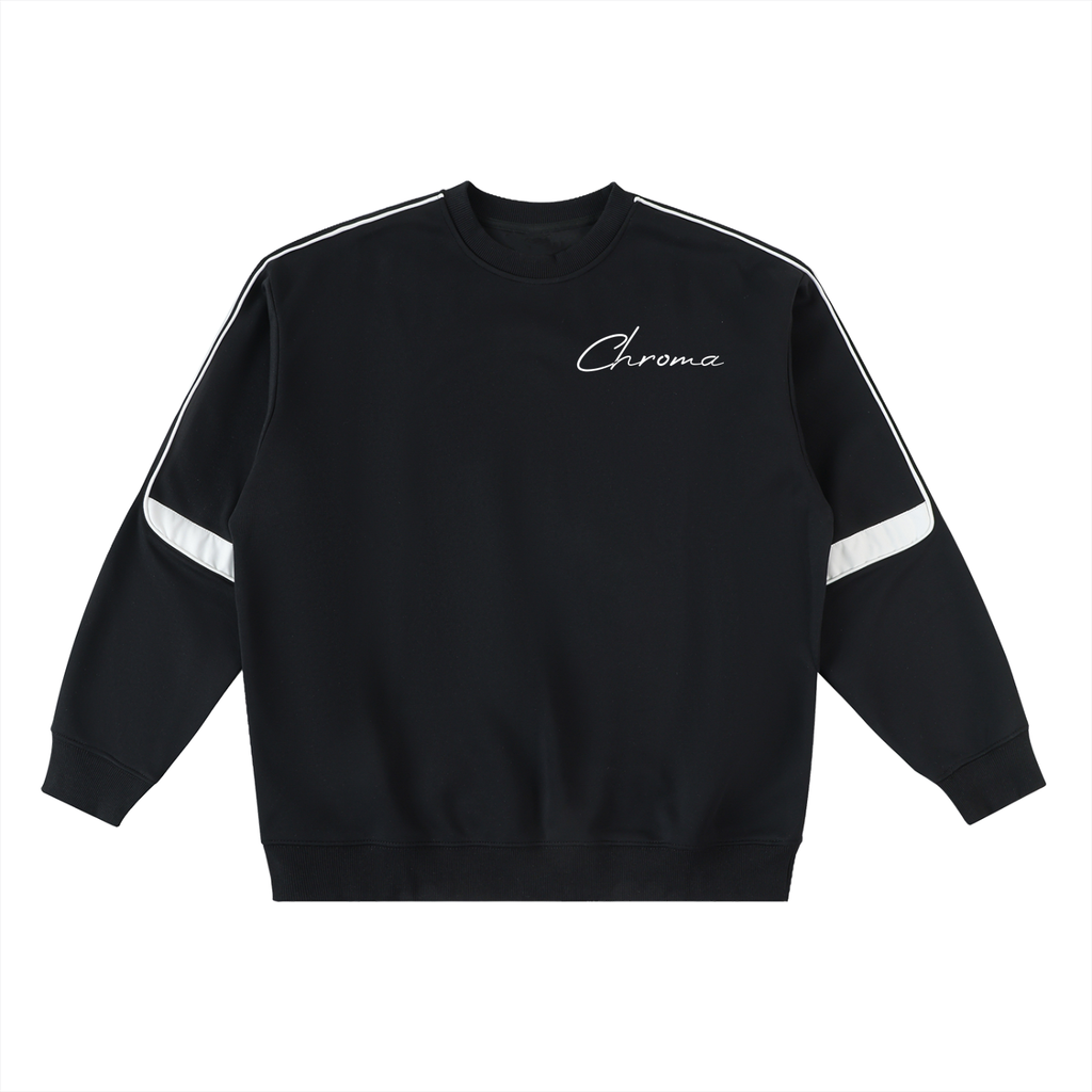 Oversized Crewneck Taped Sweatshirt ODMPOD