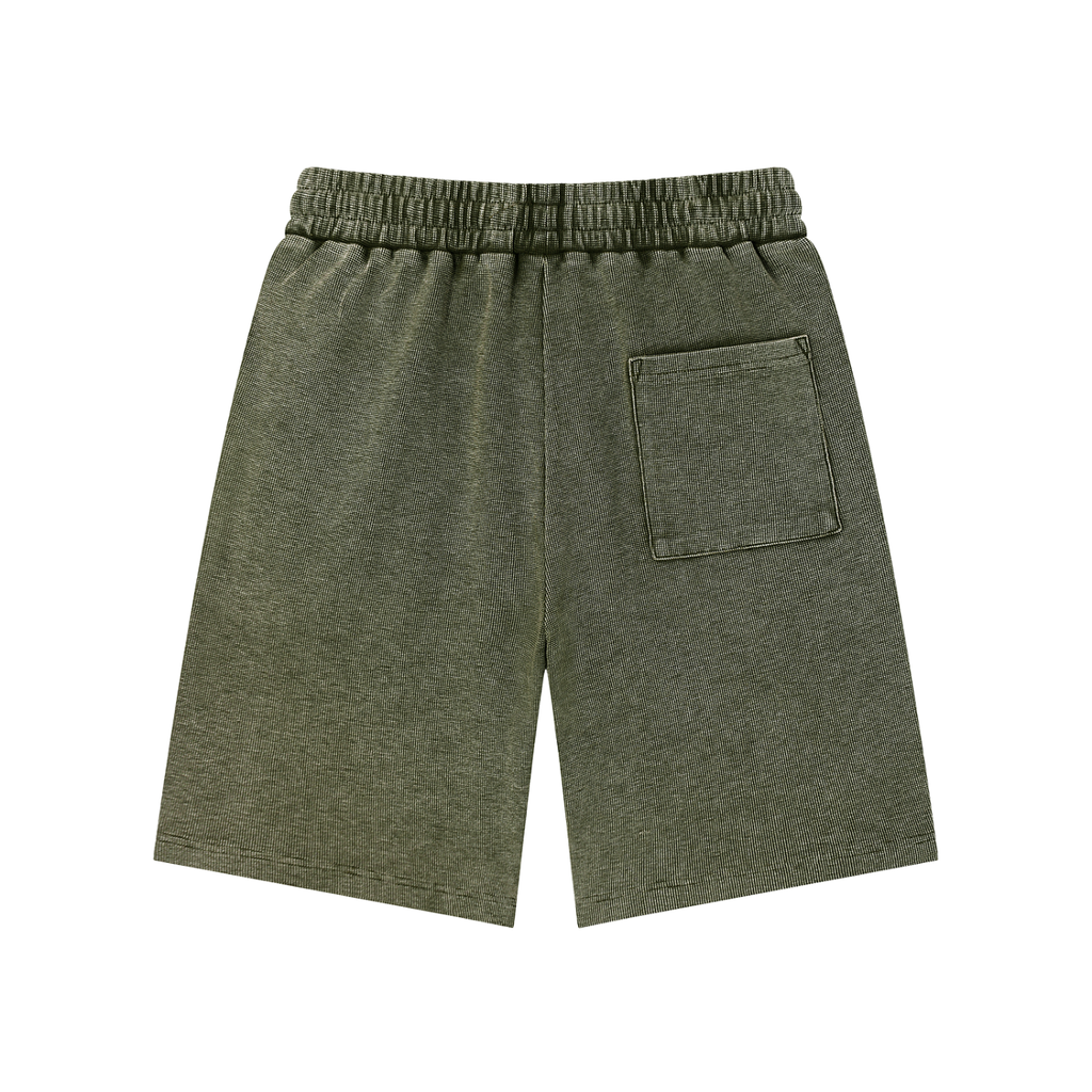 Mineral Wash Waffle Knit Shorts ODMPOD