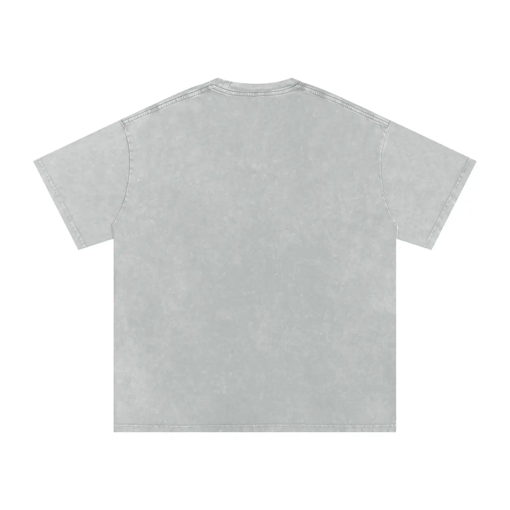 Snow Washed Oversized Cotton T-Shirt ODMPOD