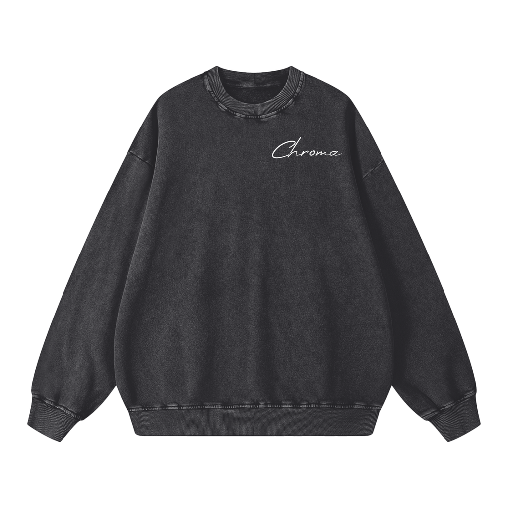 Snow Washed Oversized Sweatshirt ODMPOD