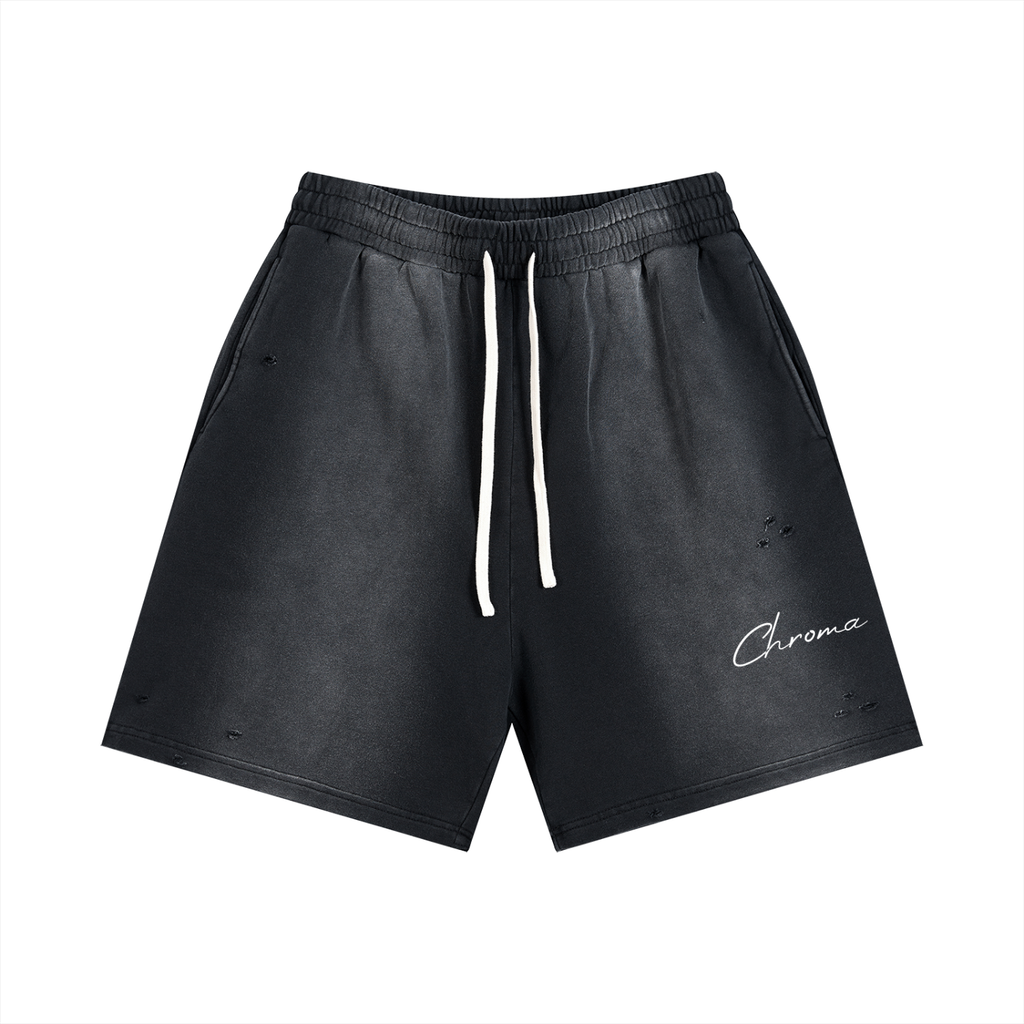 Sun Fade Distressed Shorts ODMPOD