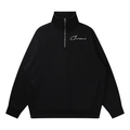 Quarter-Zip Drop Shoulder Sweatshirt ODMPOD