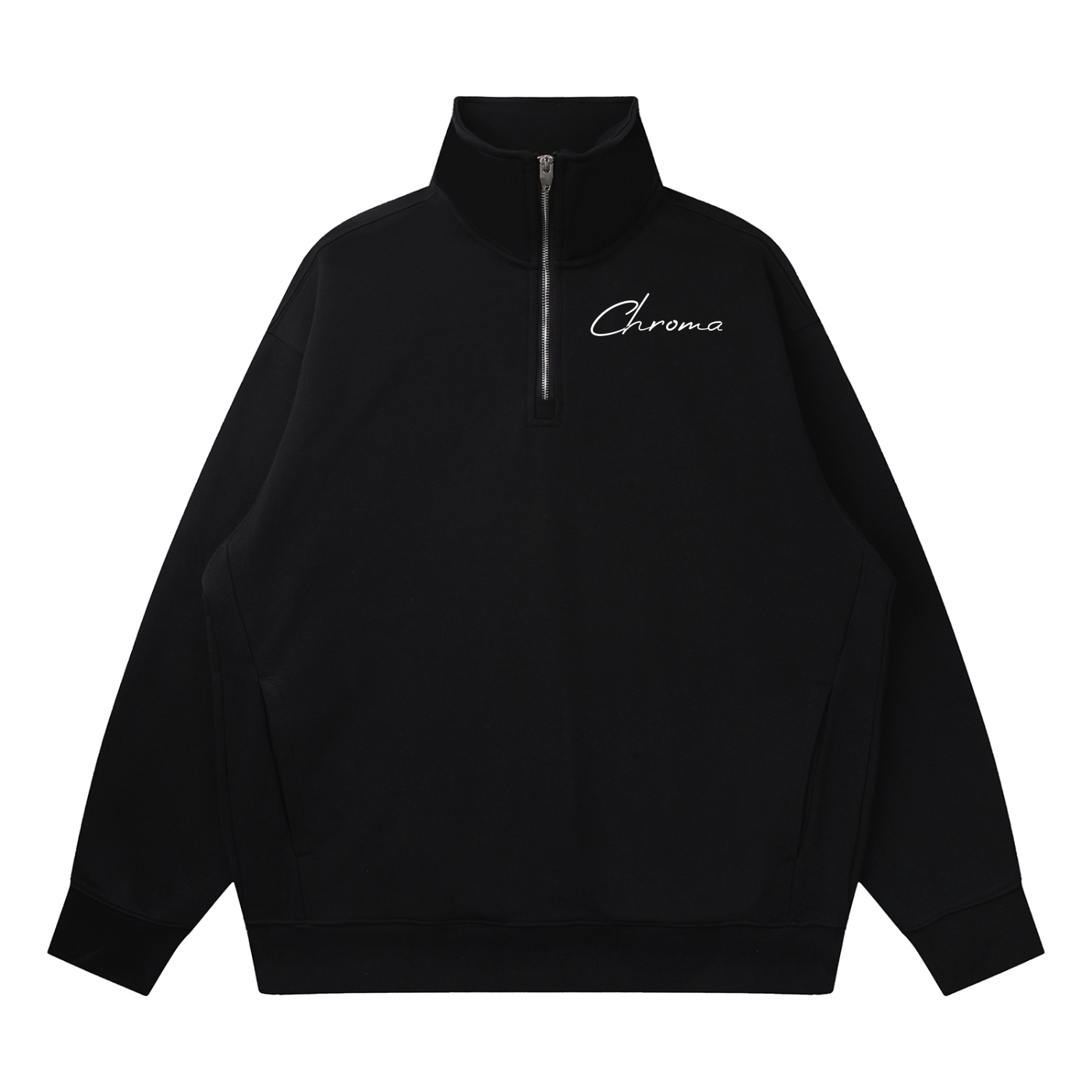 Quarter-Zip Drop Shoulder Sweatshirt ODMPOD