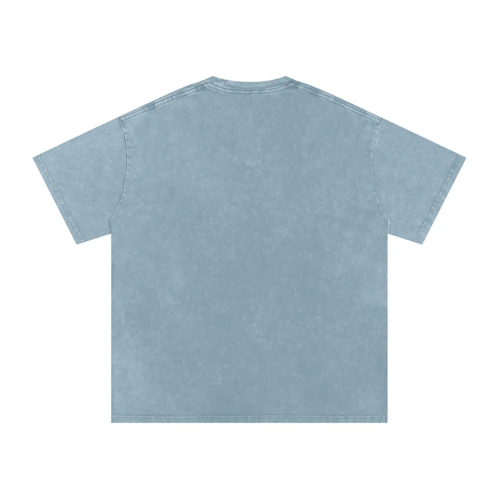 Snow Washed Oversized Cotton T-Shirt ODMPOD