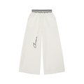 Striped Waist Wide Leg Pants ODMPOD