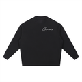 Knitted Round Neck Oversize Sweatshirt ODMPOD