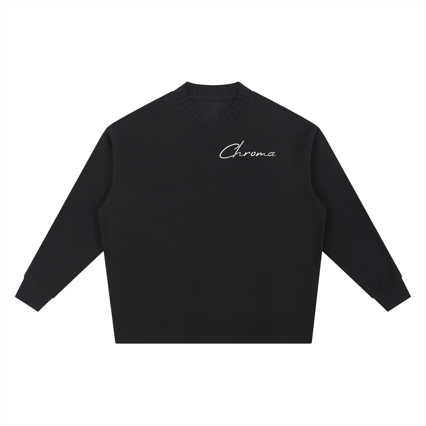 Knitted Round Neck Oversize Sweatshirt ODMPOD