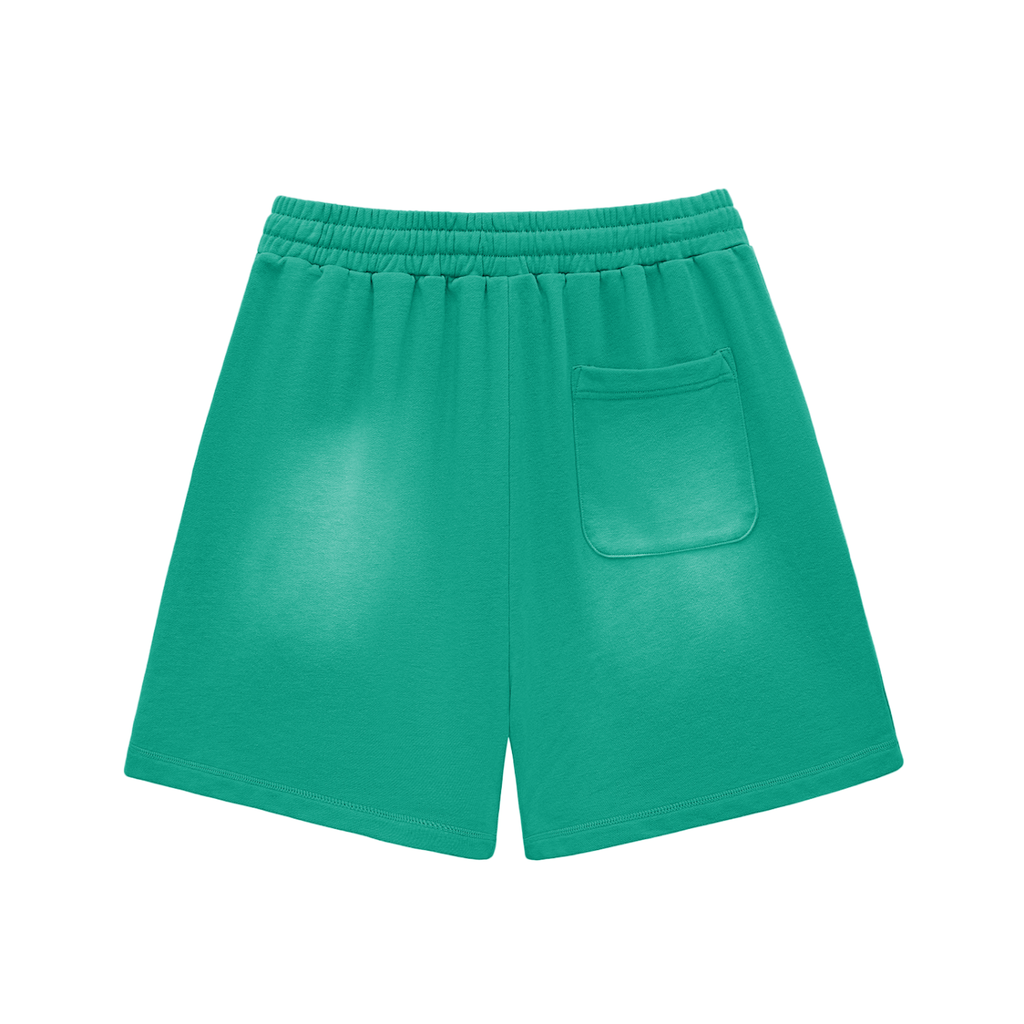 Sun Fade Raw Edge Cotton Shorts ODMPOD