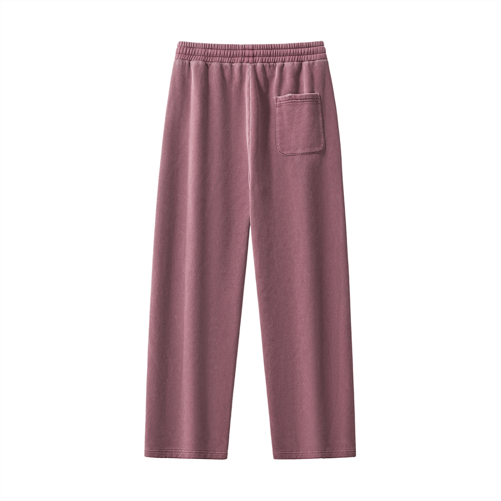 Frayed Enzyme Washed Fleece Sweatpants ODMPOD