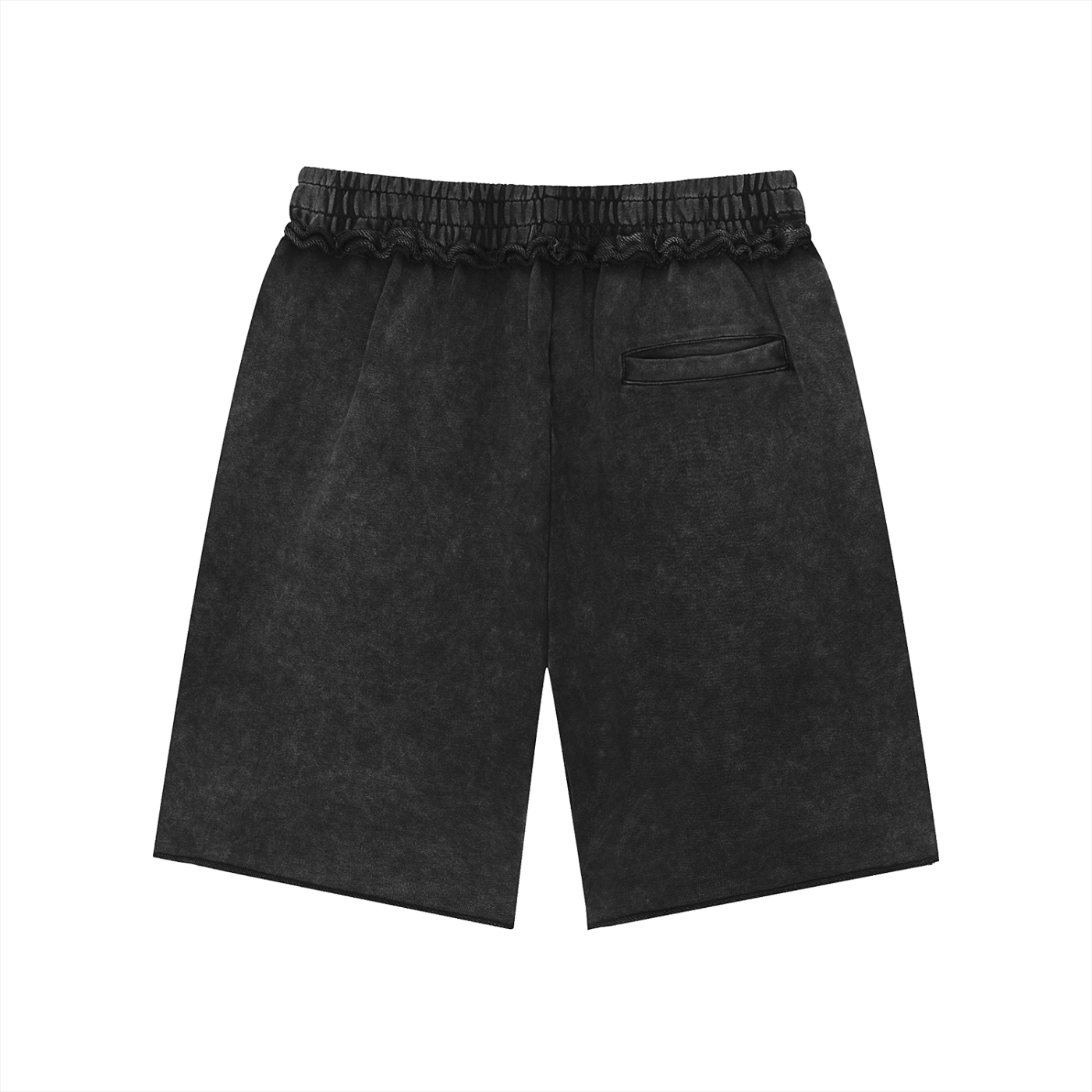 Unisex Mineral Wash Raw Edge Shorts ODMPOD