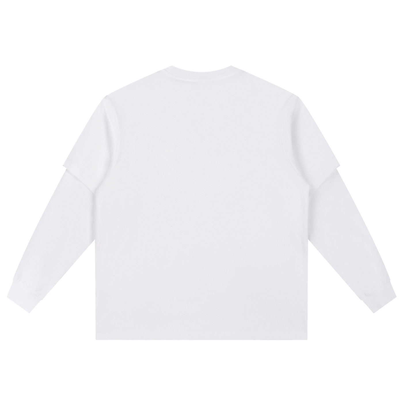 Layered Long Sleeve Oversized Tee ODMPOD