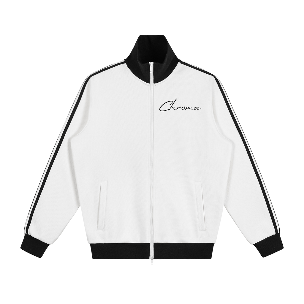 Contrast Side Stripe Fleece Track Jacket ODMPOD