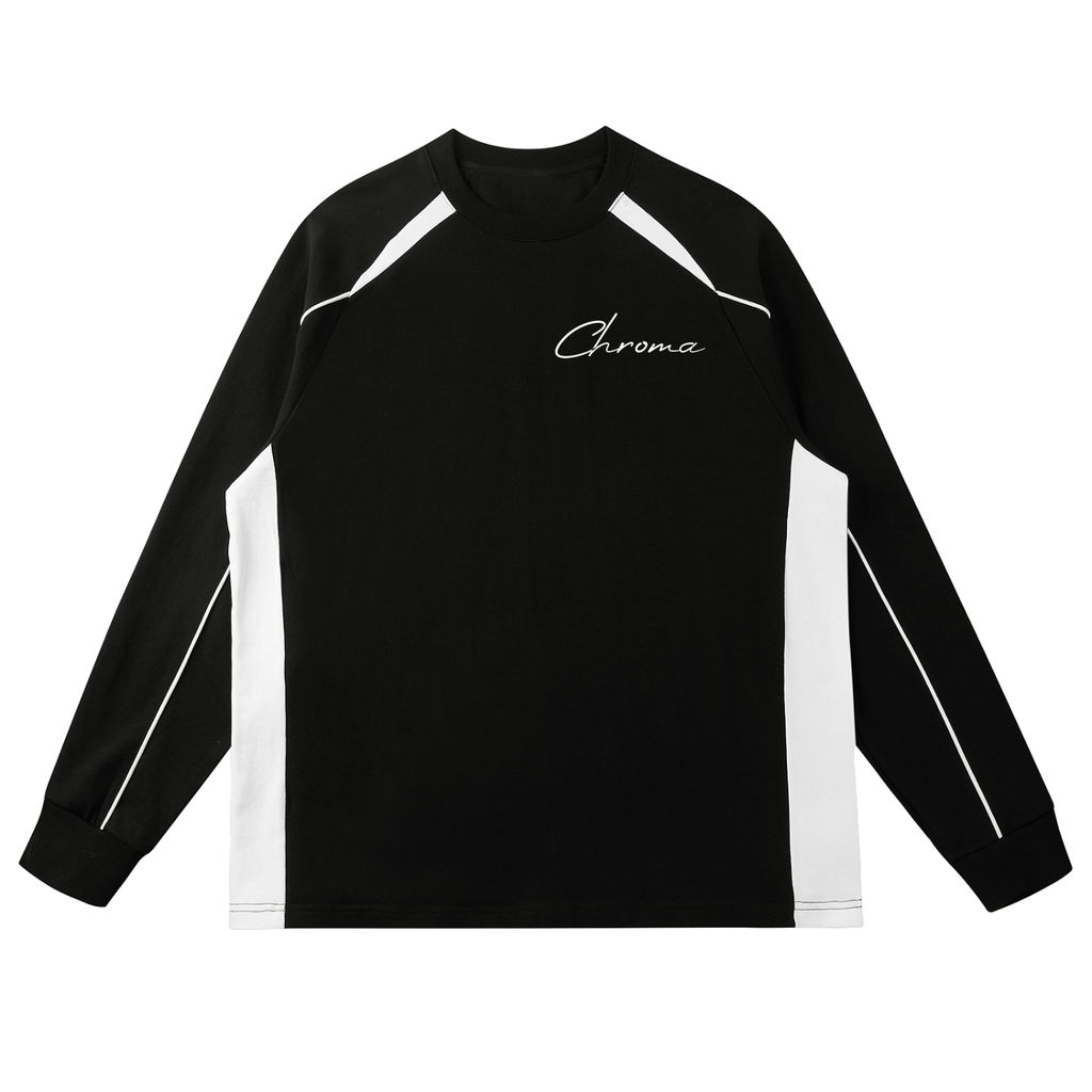 Contrast Panel Raglan Sweatshirt ODMPOD