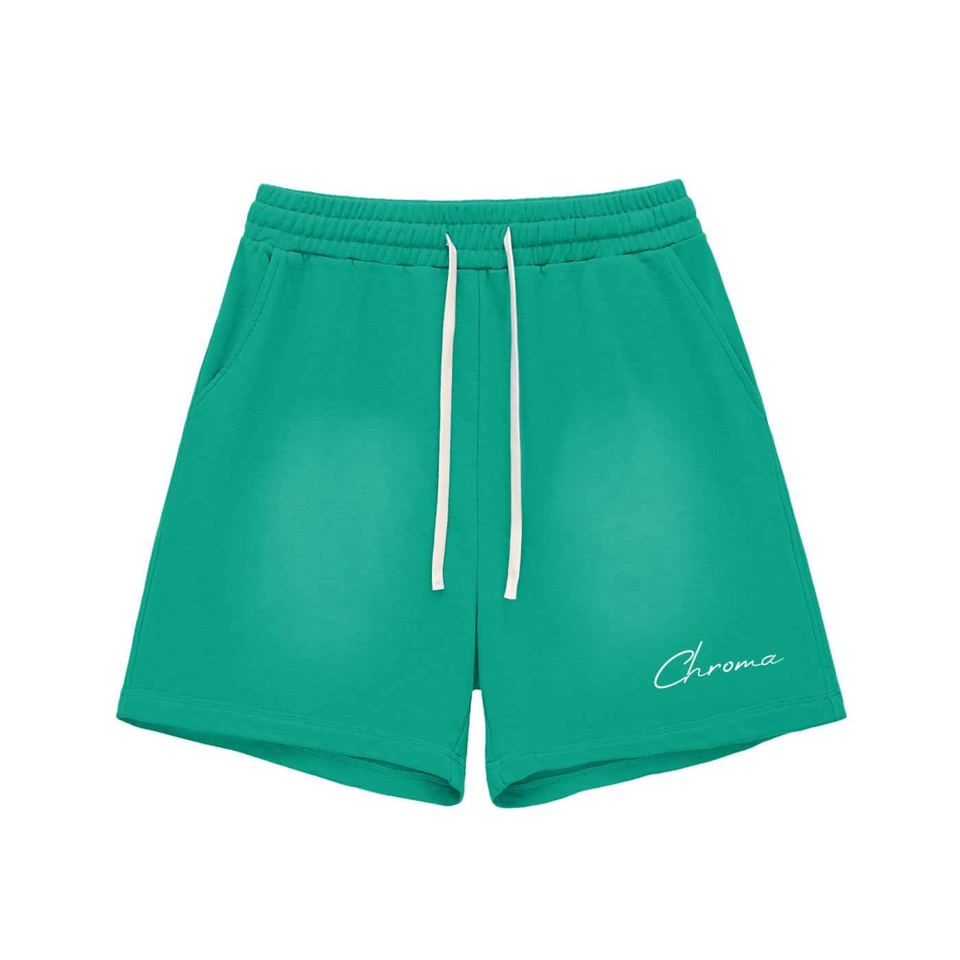 Sun Fade Raw Edge Cotton Shorts ODMPOD