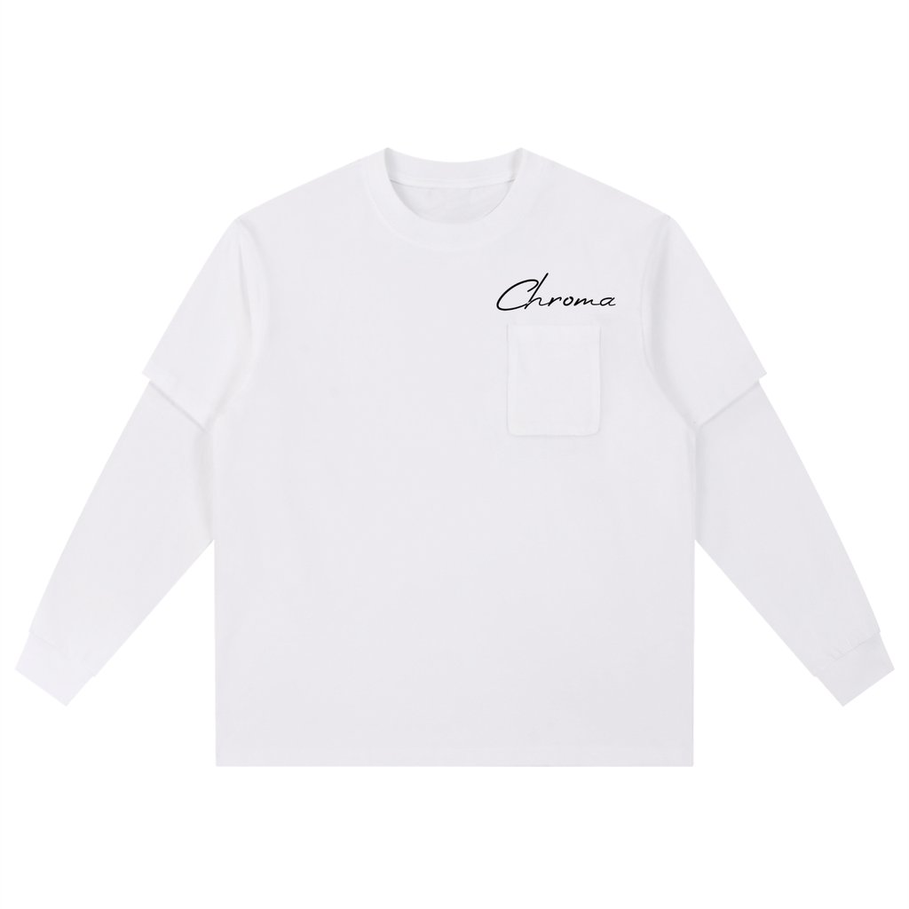Layered Long Sleeve Oversized Tee ODMPOD