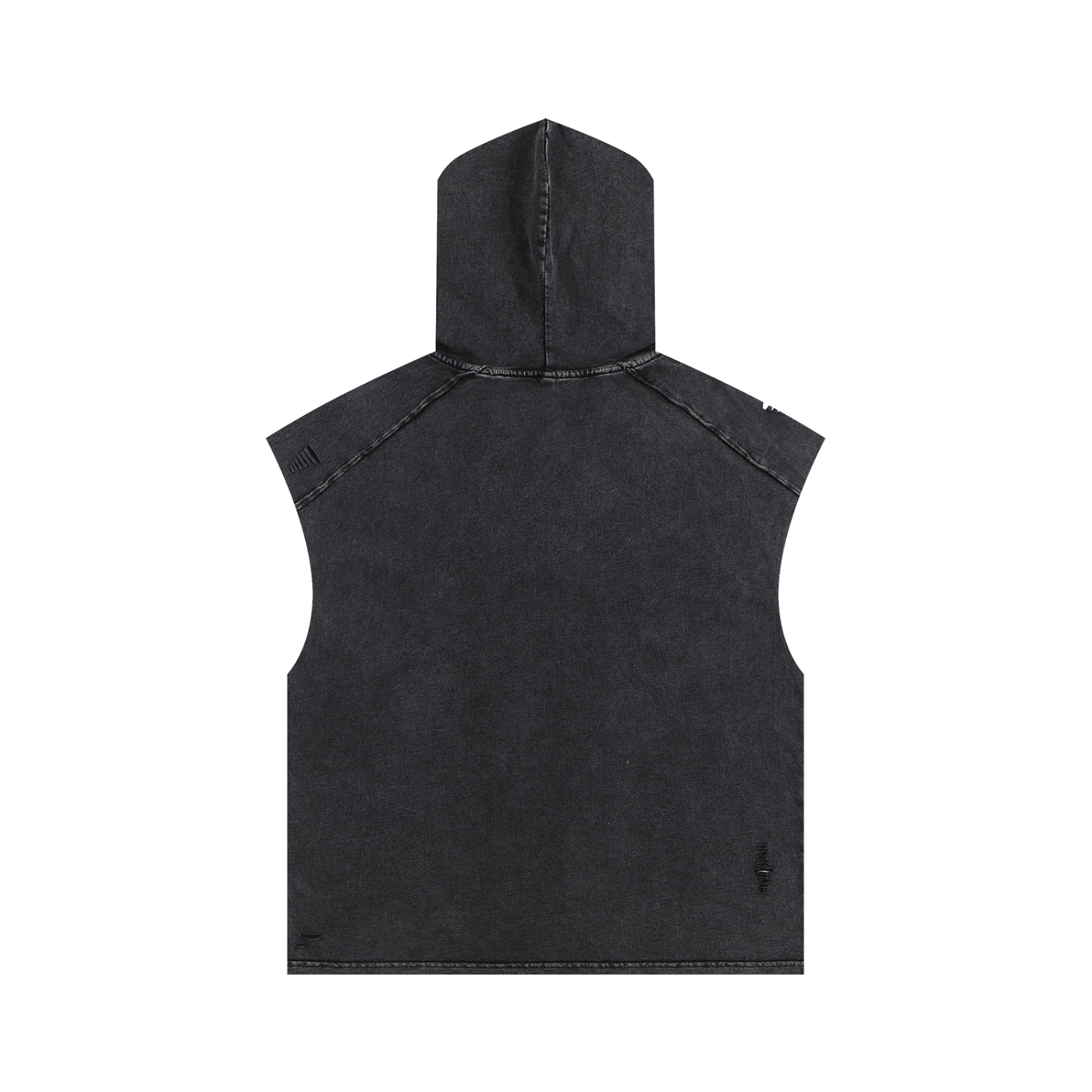 Snow Washed Boxy Hooded Tank Top ODMPOD