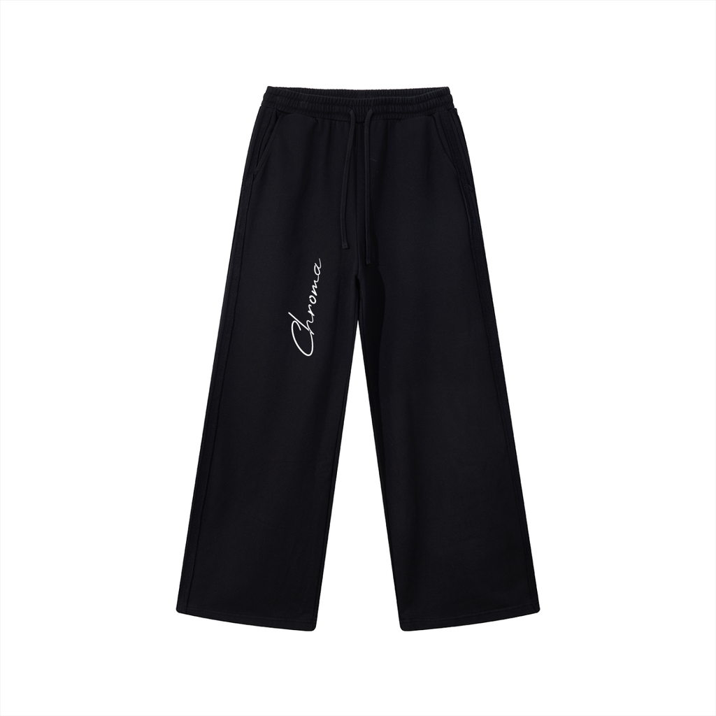 Contrast Tape Straight-Leg Sweatpants ODMPOD