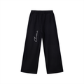 Contrast Tape Straight-Leg Sweatpants ODMPOD