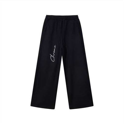 Contrast Tape Straight-Leg Sweatpants ODMPOD