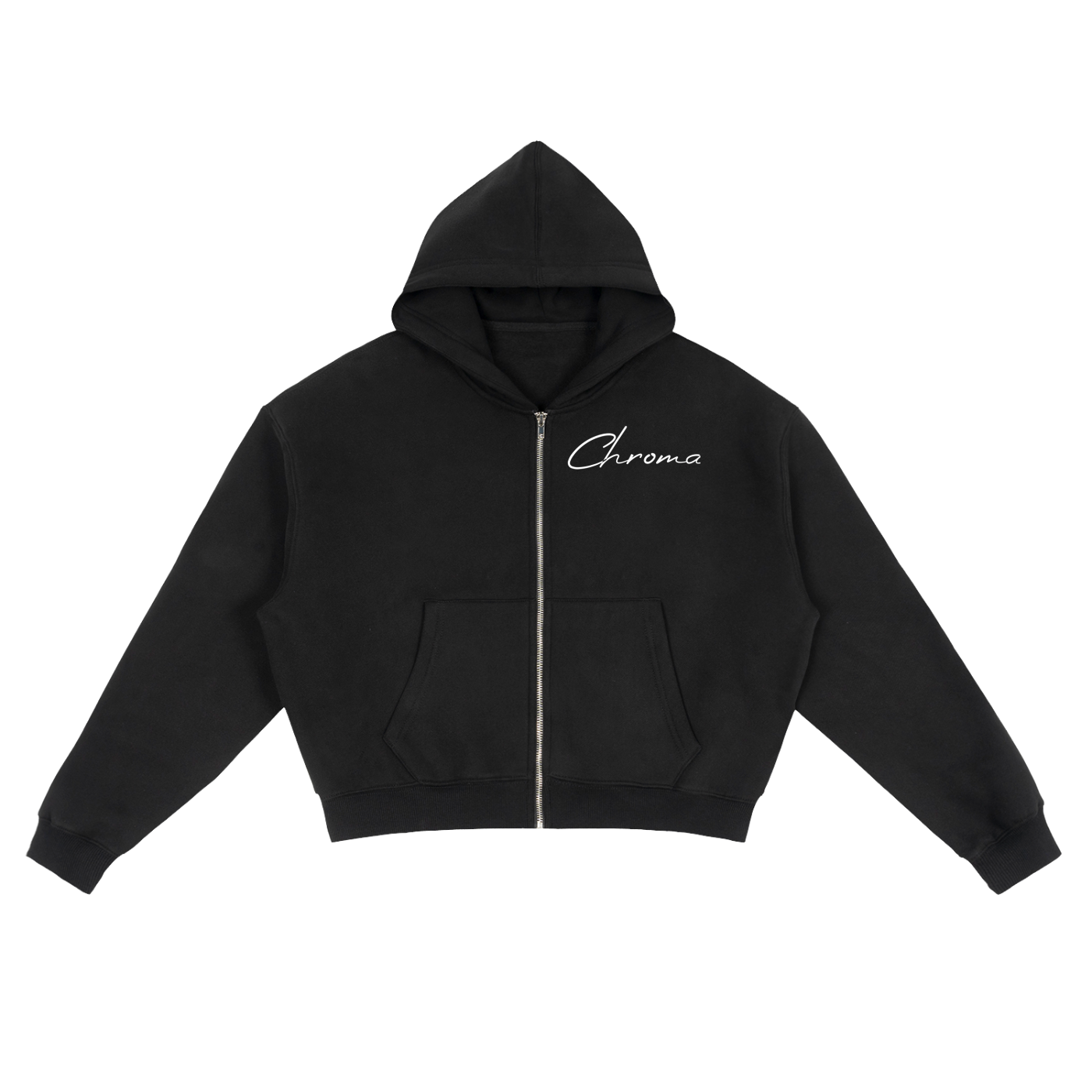 Fleece Zip-Up Boxy Hoodie ODMPOD