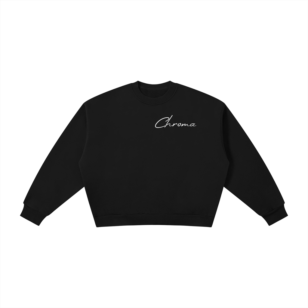 Boxy Fleece Crewneck Sweatshirt ODMPOD