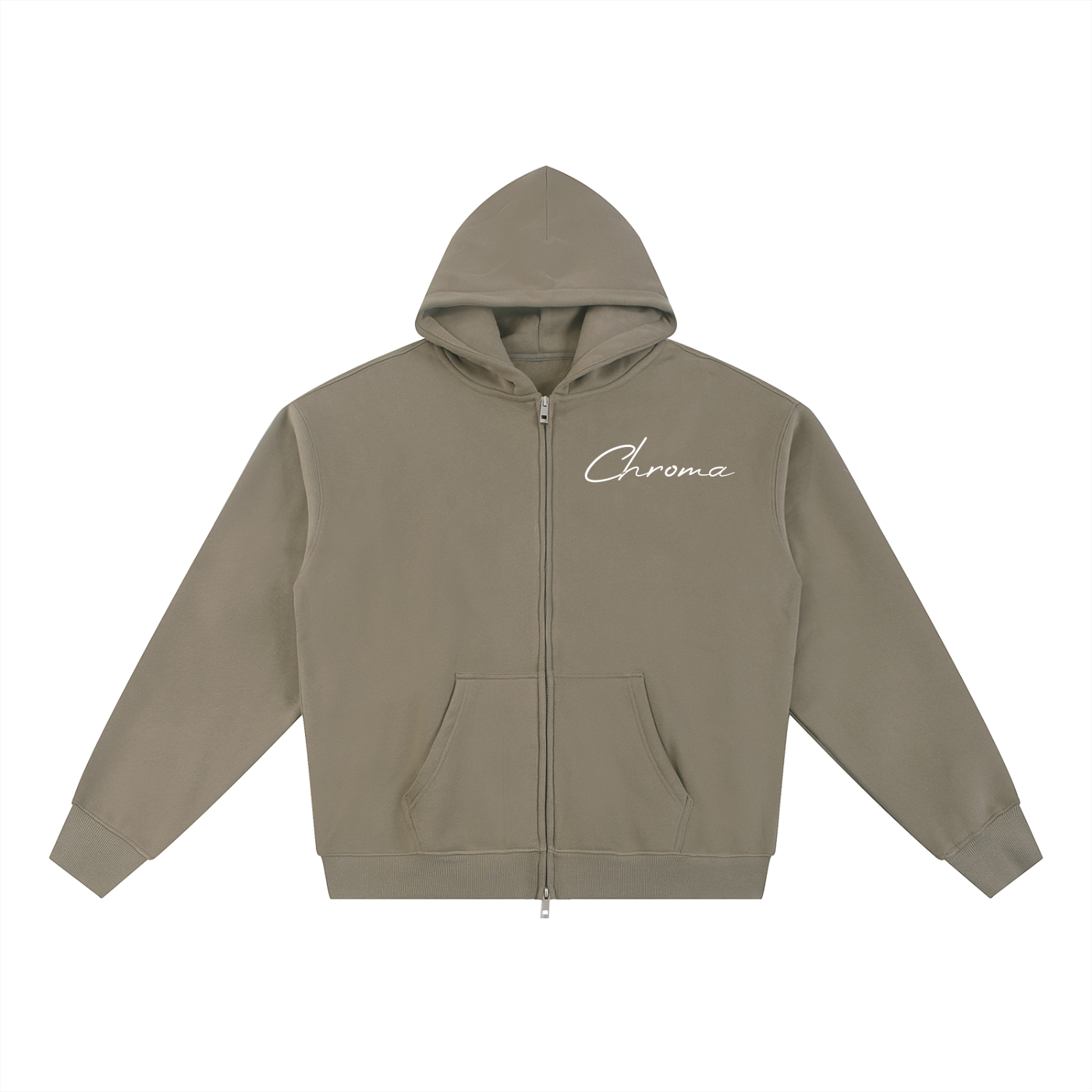 Essential Fleece Zip-Through Hoodie ODMPOD