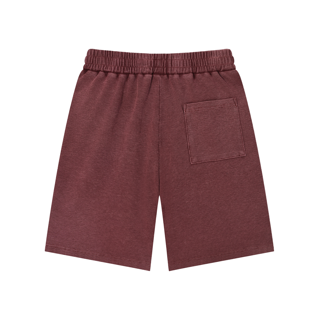 Mineral Wash Waffle Knit Shorts ODMPOD
