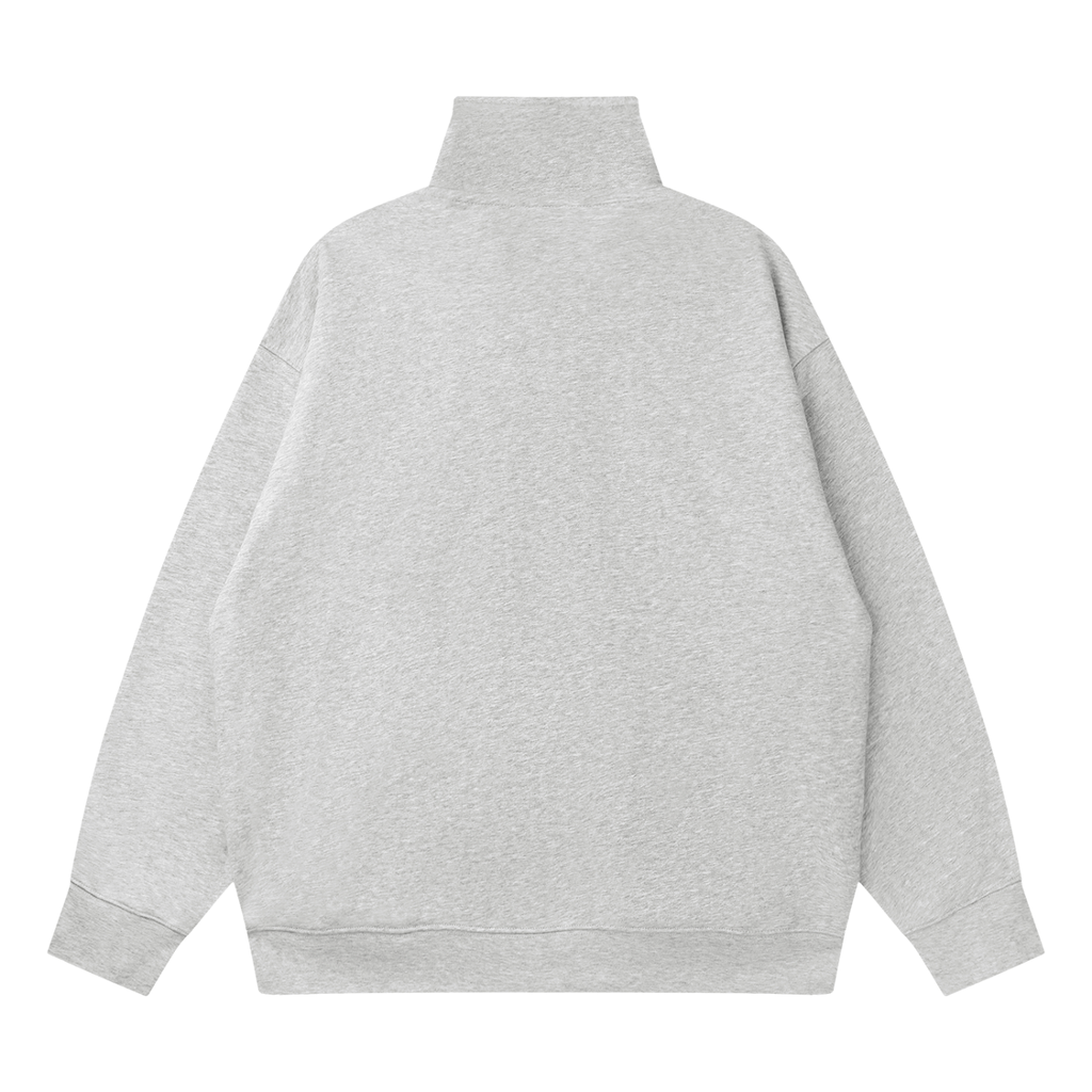 Quarter-Zip Drop Shoulder Sweatshirt ODMPOD