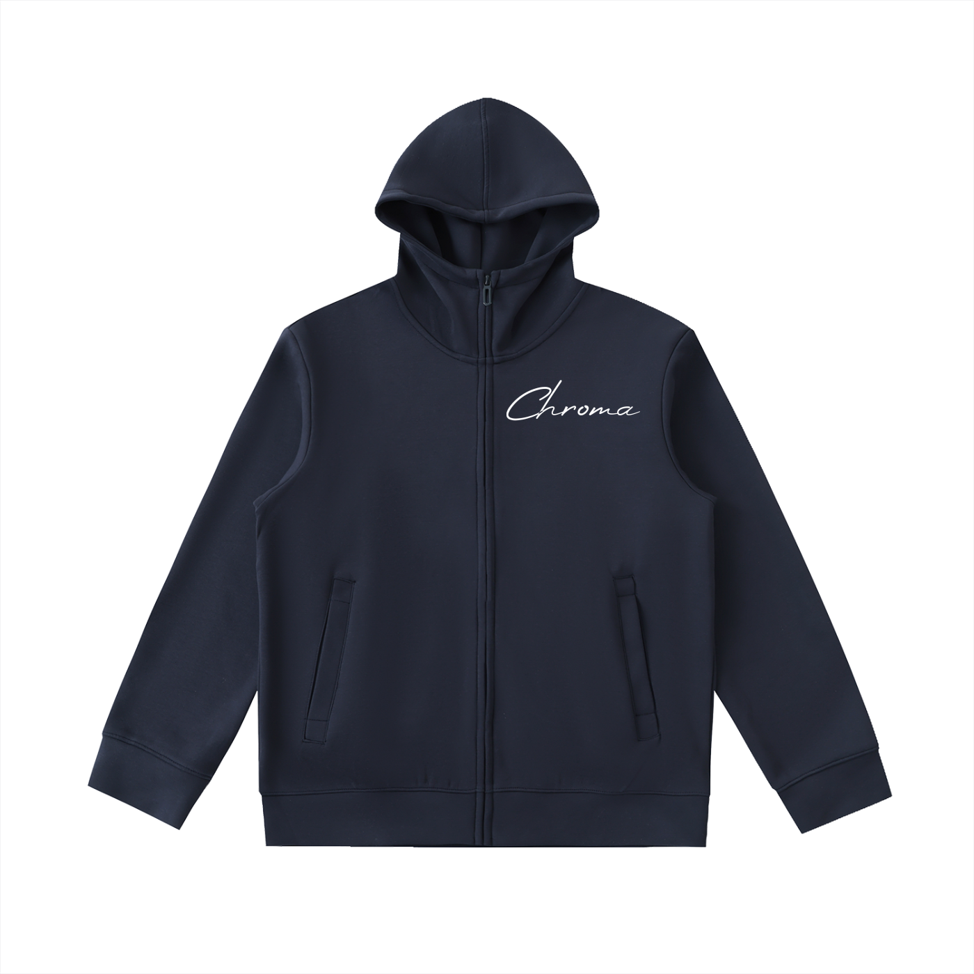 Essential Heavyweight High Neck  Zip-Up Hoodie ODMPOD