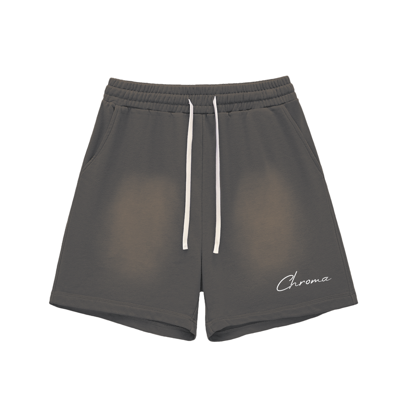 Sun Fade Raw Edge Cotton Shorts ODMPOD