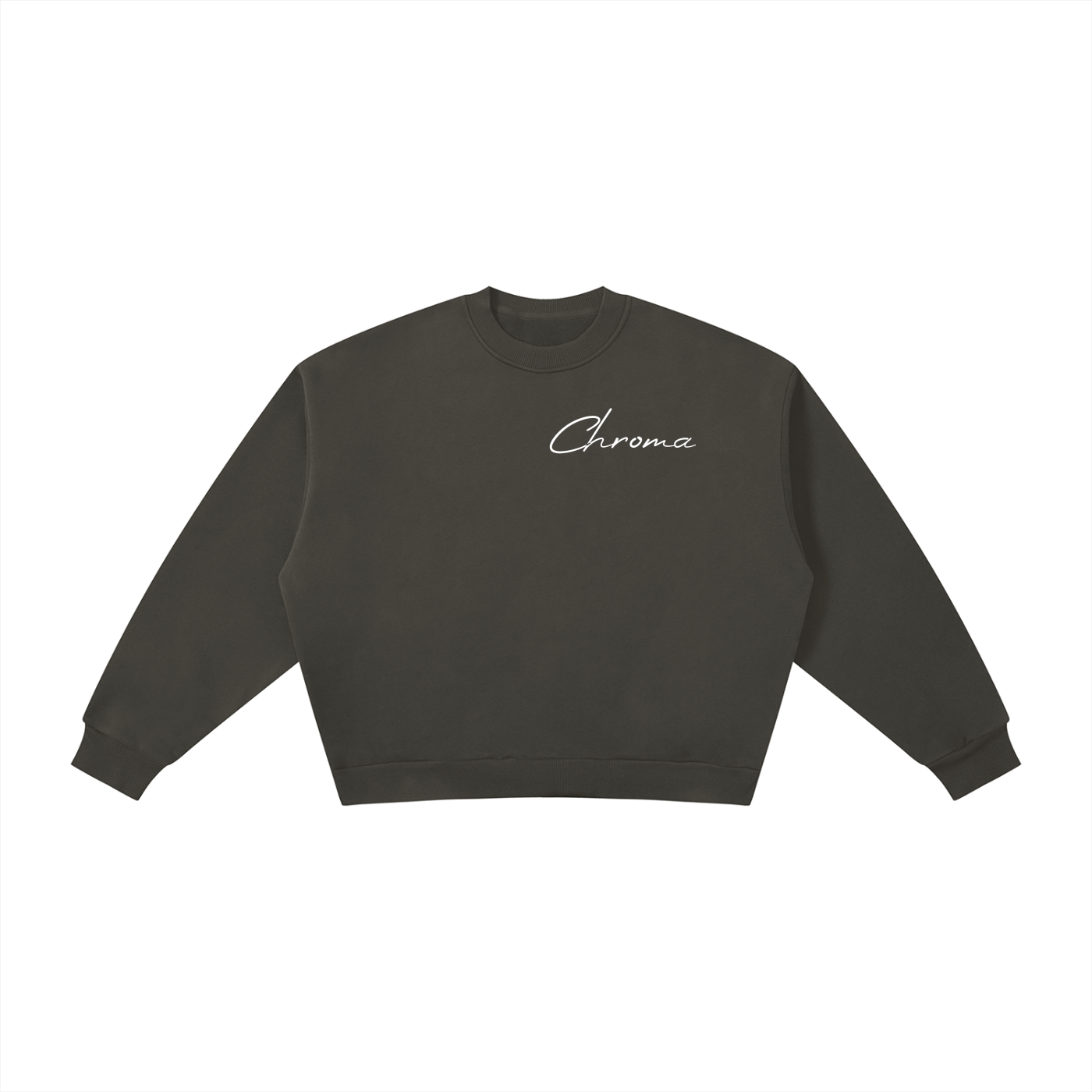 Boxy Fleece Crewneck Sweatshirt ODMPOD