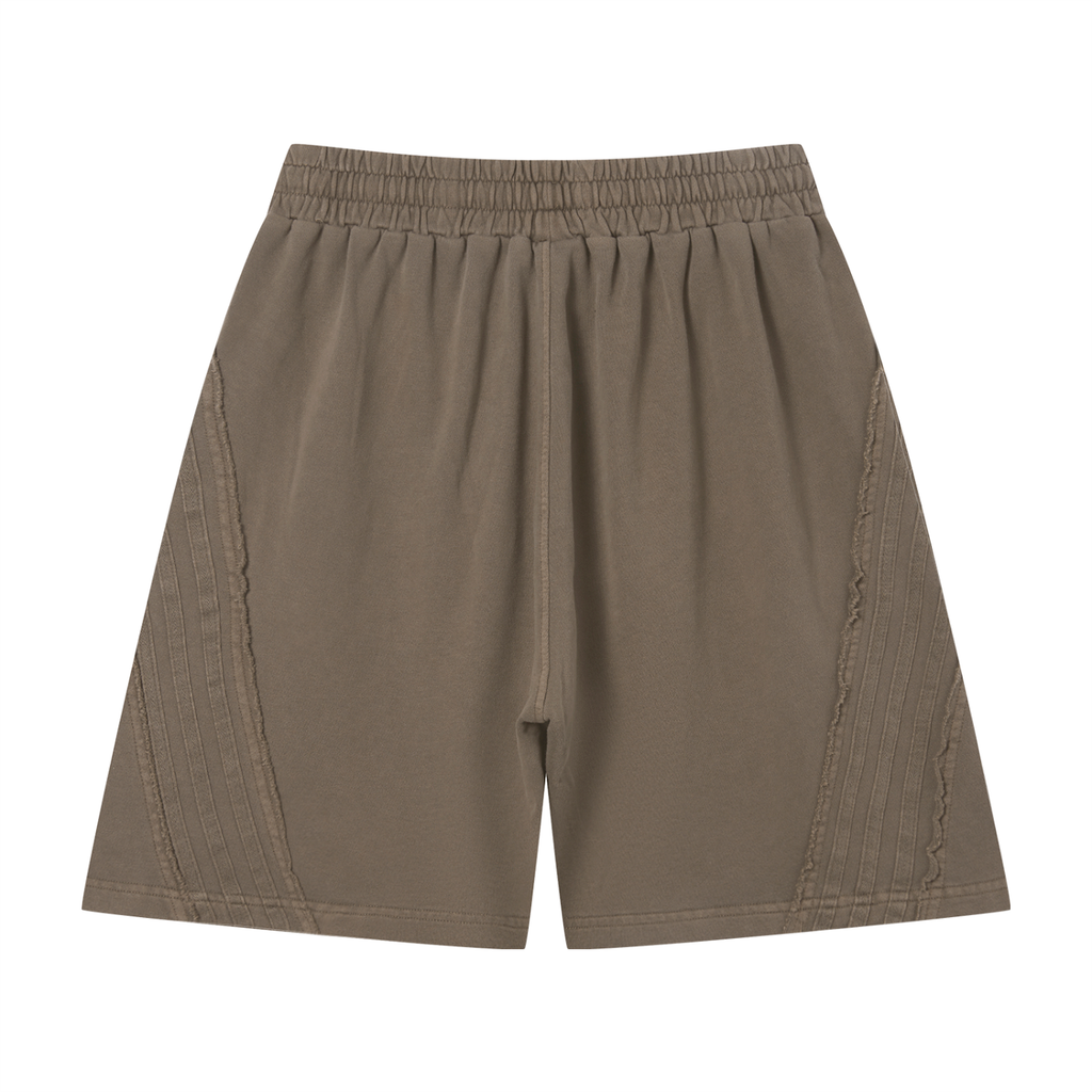 Unisex Vintage Wash Raw Edge Shorts ODMPOD