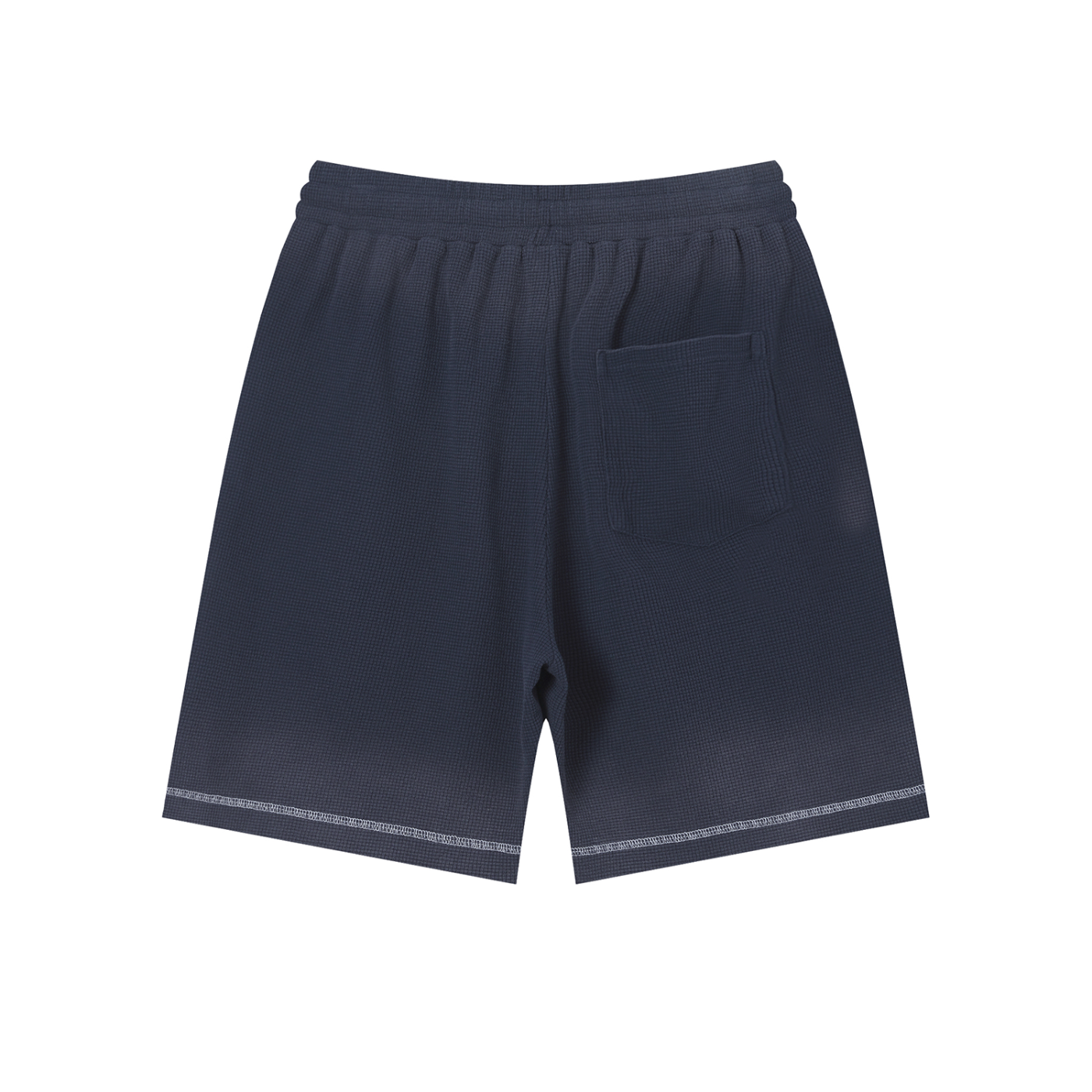 Unisex Sunfade Waffle Raw Hem Shorts ODMPOD