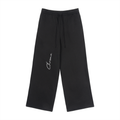 Fleece Drawstring Straight-Leg Sweatpants ODMPOD