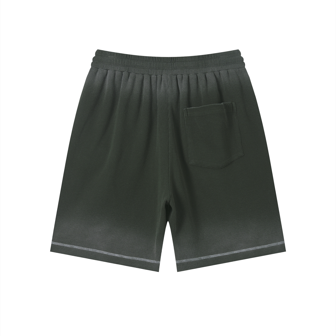 Unisex Sunfade Waffle Raw Hem Shorts ODMPOD