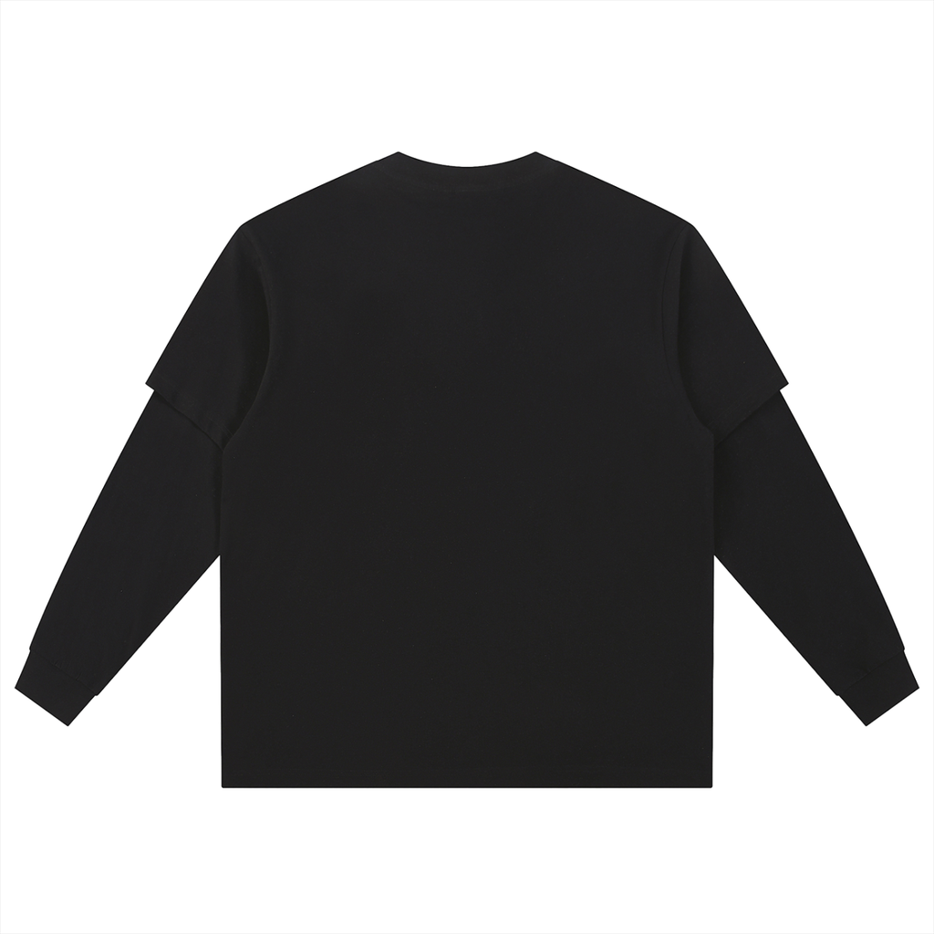 Layered Long Sleeve Oversized Tee ODMPOD