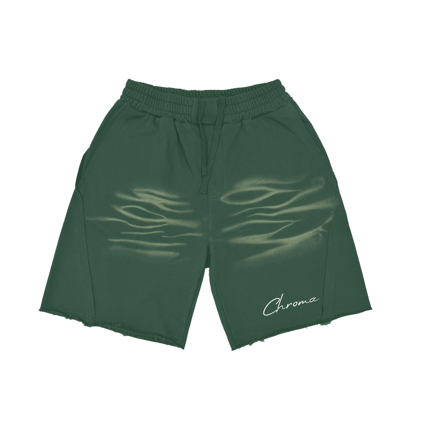 Vintage Washed Tiger Stripes Short Pants ODMPOD