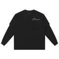 Layered Long Sleeve Oversized Tee ODMPOD