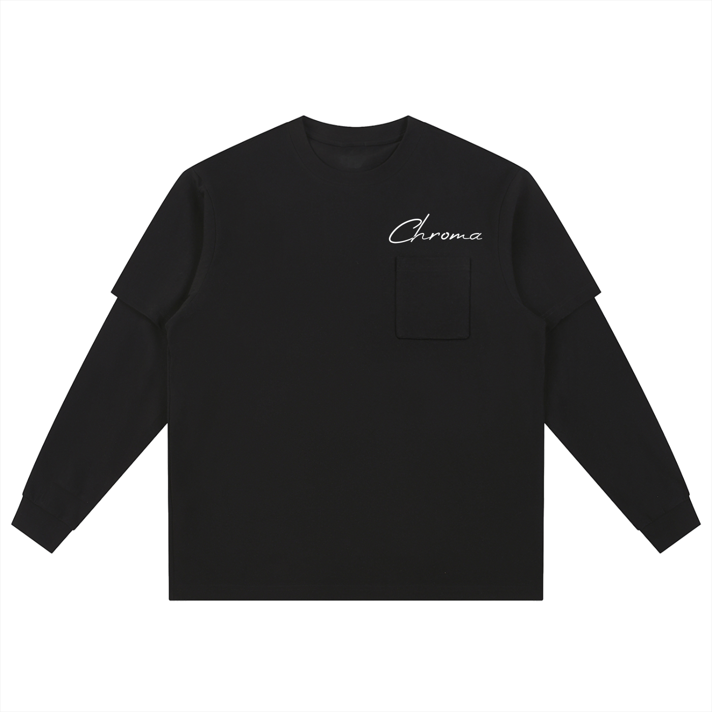 Layered Long Sleeve Oversized Tee ODMPOD