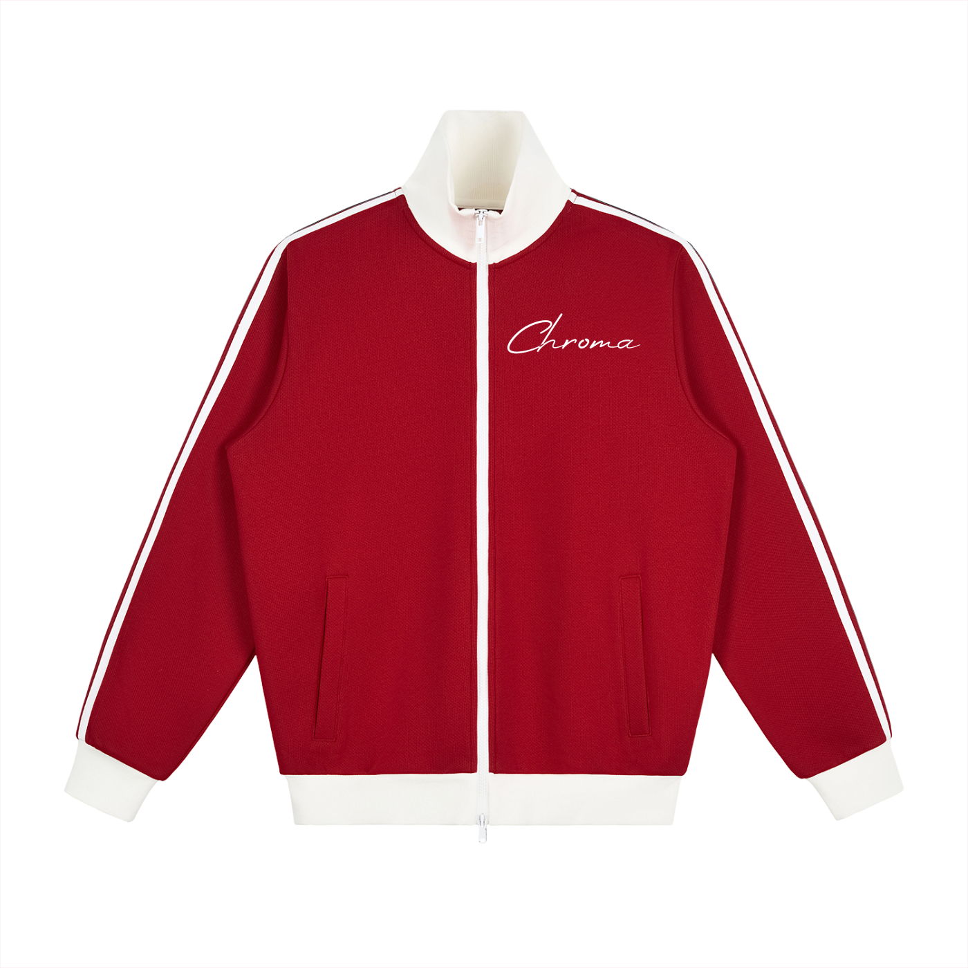 Contrast Side Stripe Fleece Track Jacket ODMPOD