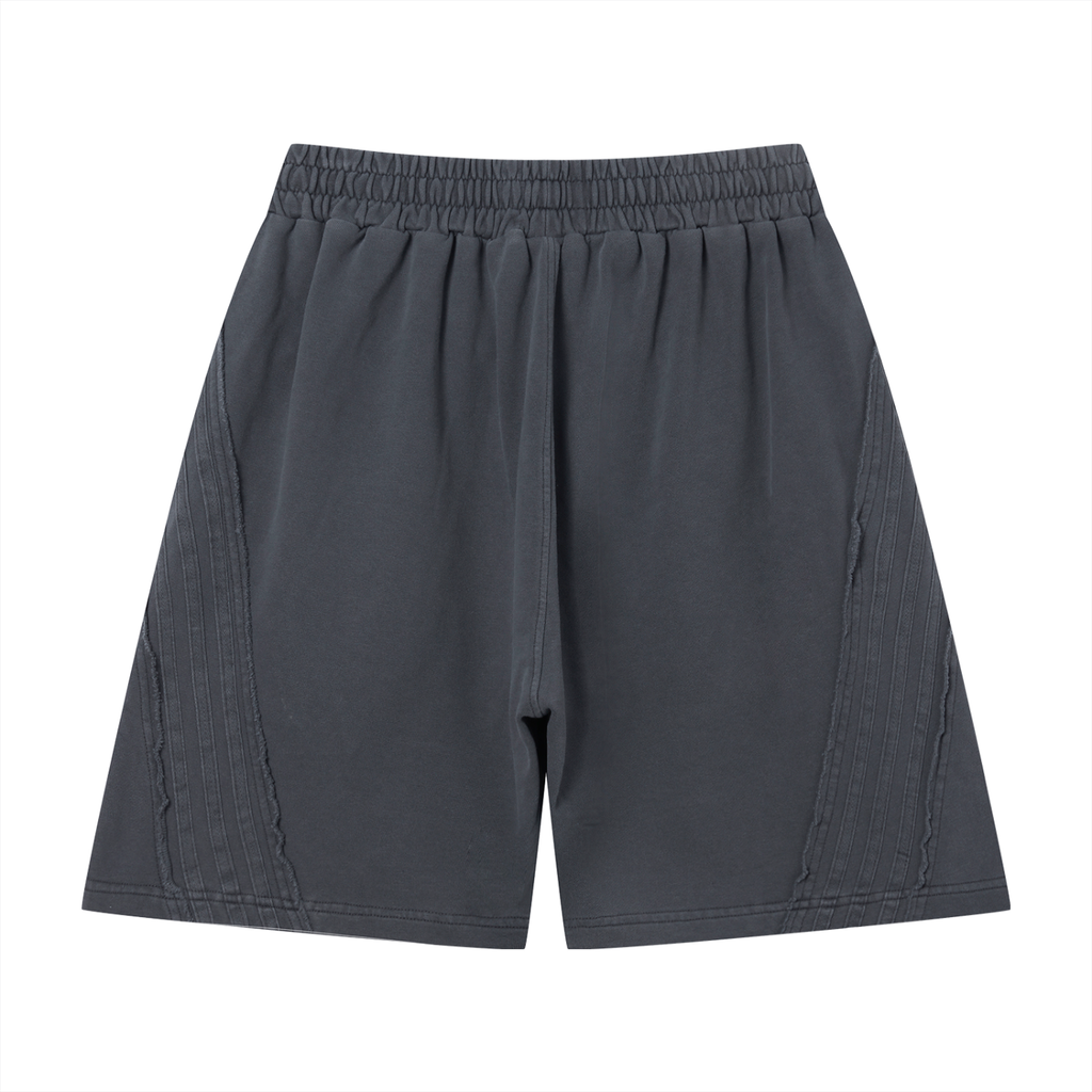 Unisex Vintage Wash Raw Edge Shorts ODMPOD