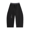 Plaid Waistband Barrel Sweatpants ODMPOD