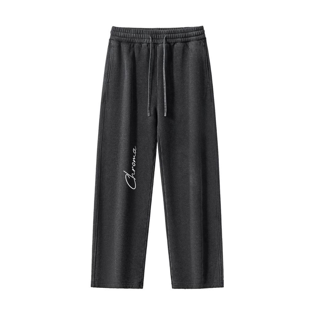 Frayed Enzyme Washed Fleece Sweatpants ODMPOD