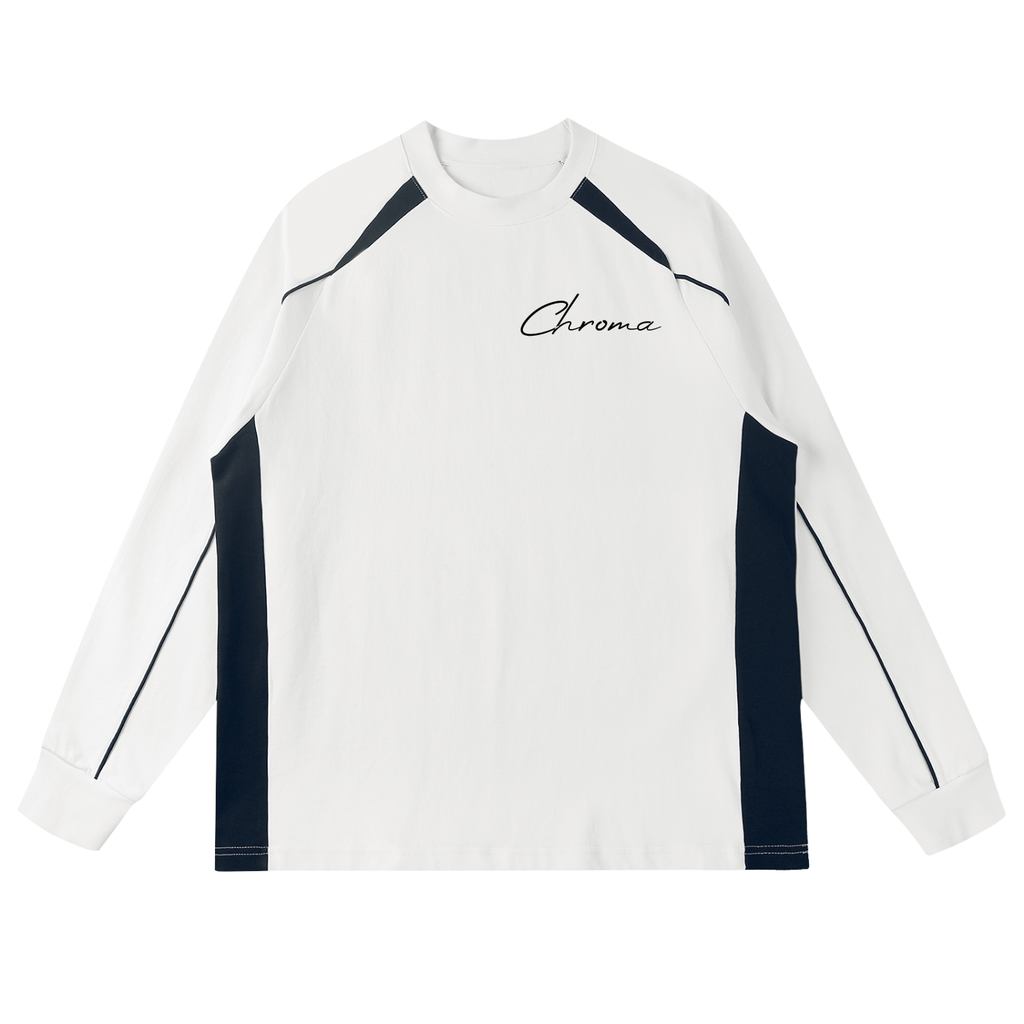 Contrast Panel Raglan Sweatshirt ODMPOD
