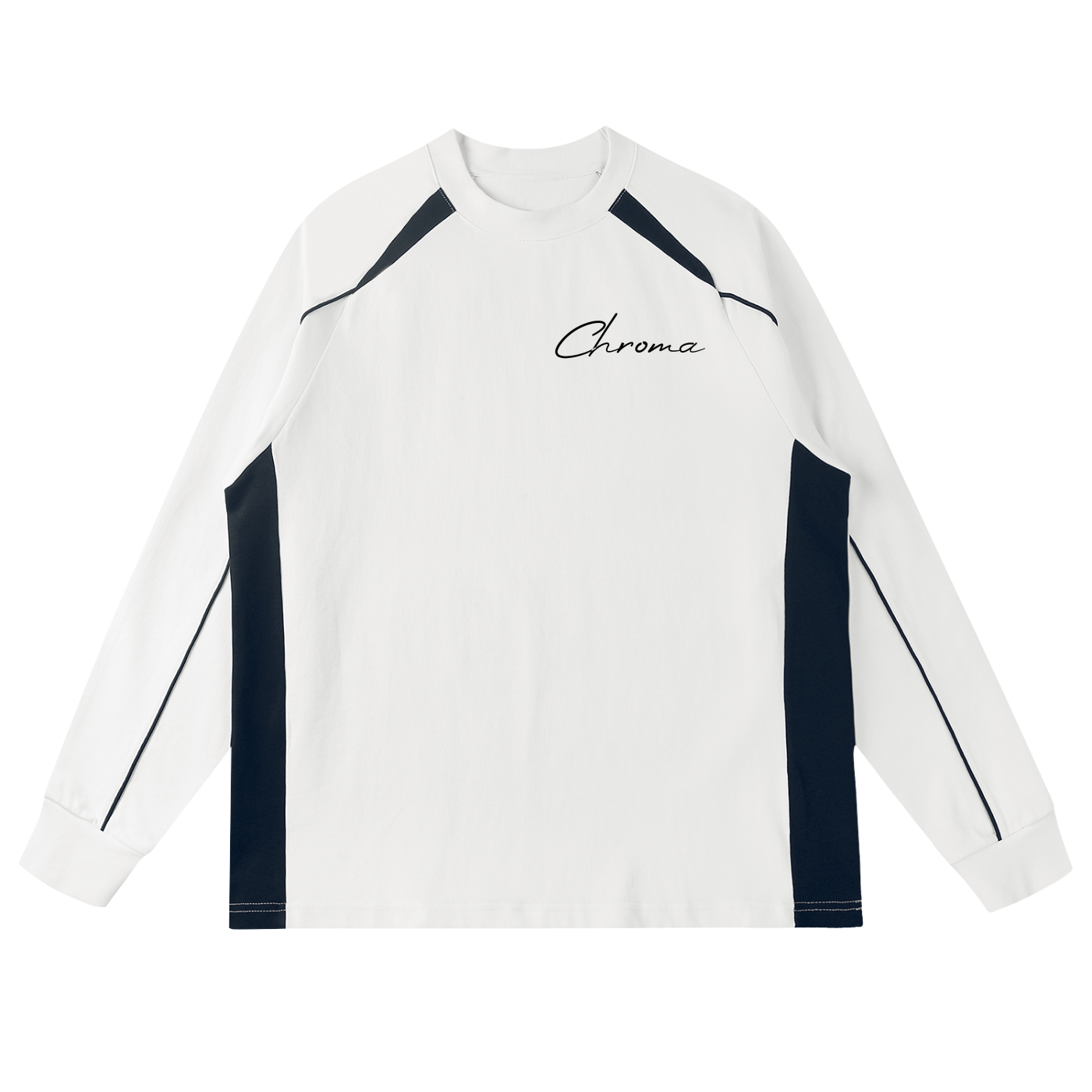 Contrast Panel Raglan Sweatshirt ODMPOD