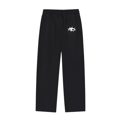 Reflection Striped Straight-Leg Sweatpants