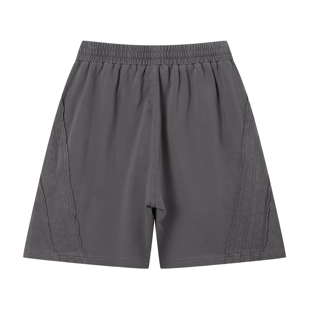 Unisex Vintage Wash Raw Edge Shorts ODMPOD