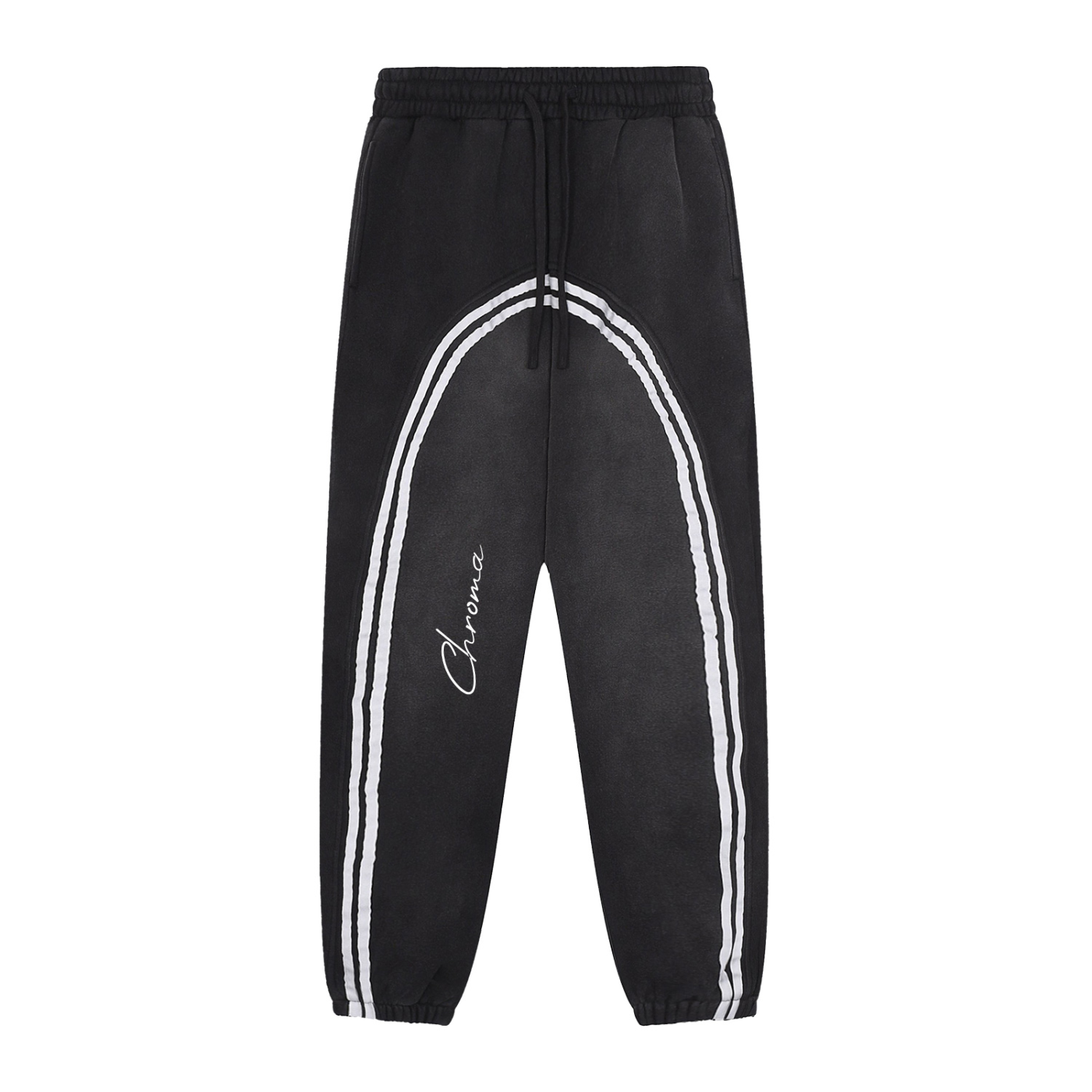 Sun Fade Contrast Tape Fleece Jogged Sweatpants ODMPOD