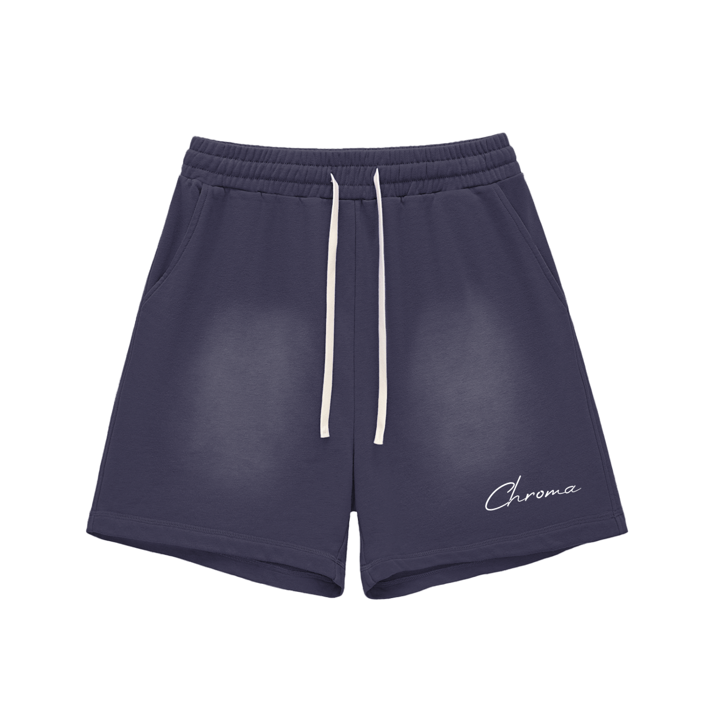Sun Fade Raw Edge Cotton Shorts ODMPOD
